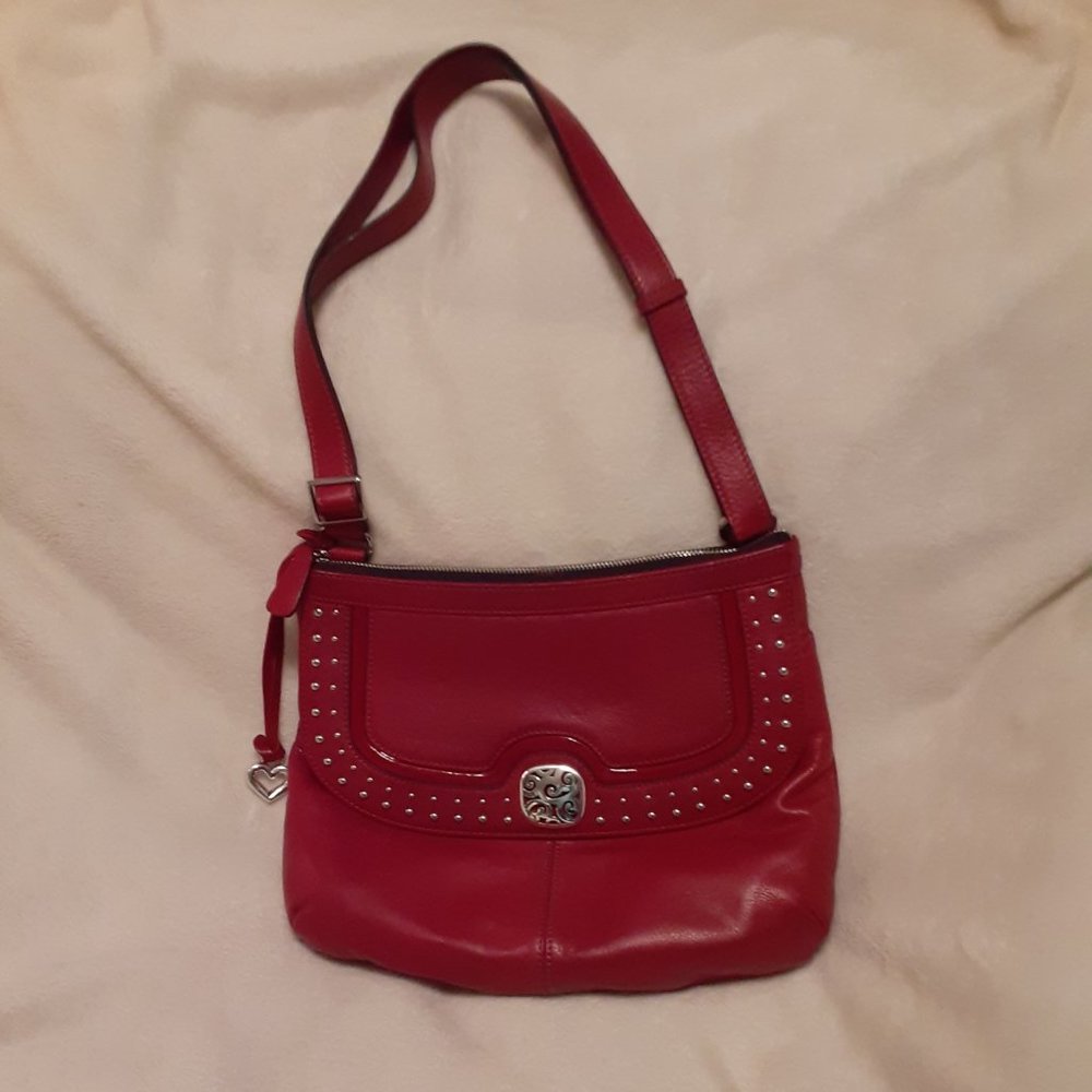 Brighton Red Leather Shoulder bag
